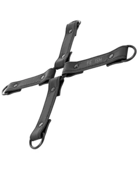 Fetish Submissive - Handschellenverbindung aus veganem Leder
