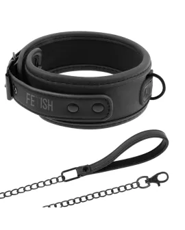 FETISH SUBMISSIVE - KETTENHALSKETTE MIT NOPRENE-FUTTER