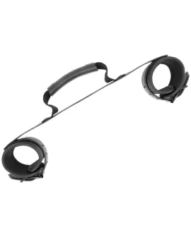 FETISH SUBMISSIVE - Handschellen mit Neopren-Futter und Griff
