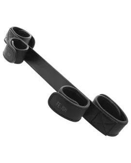 FETISH SUBMISSIVE - Bondage-Spreizstange mit Neopren-Futter