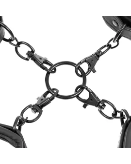 FETISH SUBMISSIVE - Hand- und Knöchel-Handschellen mit Neopren