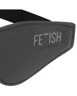 FETISH SUBMISSIVE - VEGANE LEDERMASKE MIT NOPRENE-FUTTER