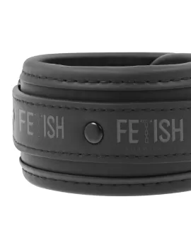 FETISH SUBMISSIVE - Vegan-Leder-Halskette-Handschellen