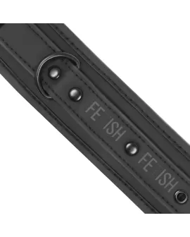 FETISH SUBMISSIVE - Vegan-Leder-Halskette-Handschellen