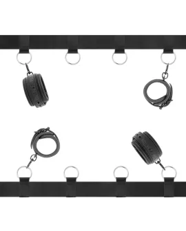 FETISH SUBMISSIVE - Luxus-Bettband-Set Erotik mit Neopren-Futter