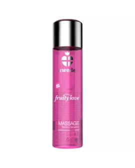 SWEDE Fruity Love - Massageöl Wärmend Himbeere Rhabarber 120ml