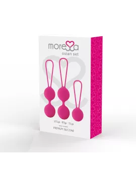 MORESSA Osian Set Premium Silikon Rosa - Erotik