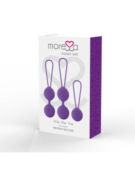 MORESSA Osian Premium Set - Lila Silikon
