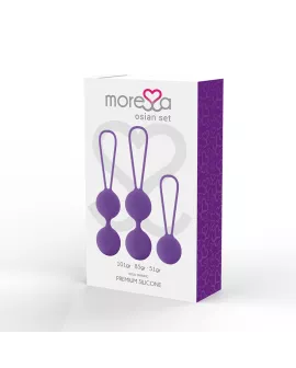 MORESSA Osian Premium Set - Lila Silikon