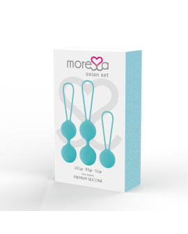 MORESSA Osian Set Premium - Türkis Silikon