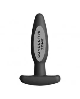 ELECTRASTIM - SILIKON SCHWARZ ROCKER BUTT PLUG KLEIN