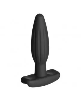 ELECTRASTIM - SILIKON SCHWARZ ROCKER BUTT PLUG KLEIN