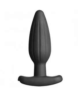 ELECTRASTIM - SILIKON SCHWARZ ROCKER BUTT PLUG MITTEL