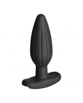 ELECTRASTIM - SILIKON SCHWARZ ROCKER BUTT PLUG MITTEL