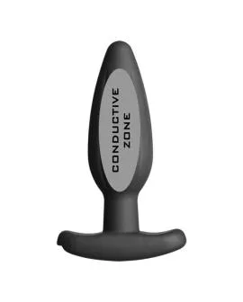 Electrastim - Schwarzer Silikon Rocker Butt Plug Mittel