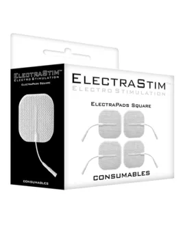 Electrastim - Quadratische Selbstklebende E-Stim Pads