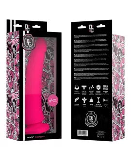 Delta Club Toys Rosa Dildo - Medizinisches Silikon 23 cm Ø 4,5 cm