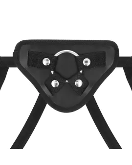 Delta Club Harness mit 23 cm Silikon-Dong - 4,5 cm Ø