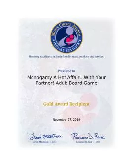Monogamy Paarspiel - Erotisches Spiel für Paare