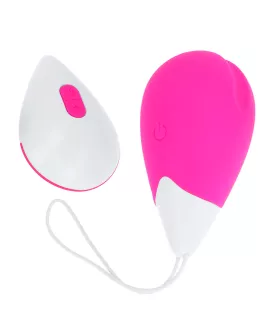 Ohmama - Vibrirendes Ei 10 Modi Rosa und Weiß