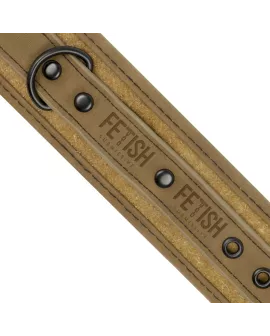Vegane Lederhandschellen - Fetish Submissive Origen