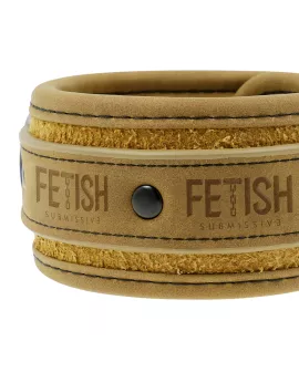 Vegane Lederhandschellen - Fetish Submissive Origen