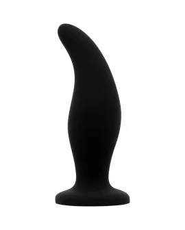 OHMAMA - GEBOGENER SILIKON-ANALSPlug P-Punkt 12 cm