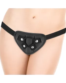 Cyber Silicock - Strap-On-Gurt mit 3 Gratisringen