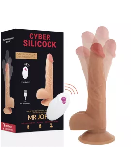 Cyber Silicock - Mr. John Dildo mit Fernbedienung 23,88 cm