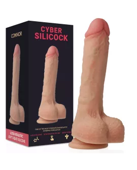 Cyber Silicock Strap-On Connor - Flüssiges Silikon 20,5 cm