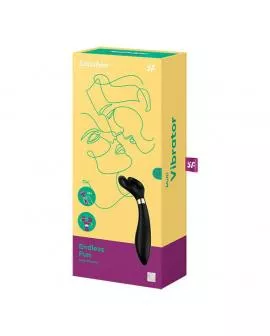 SATISFYER - ENDLESS FUN MULTI VIBRATOR 3 SCHWARZ