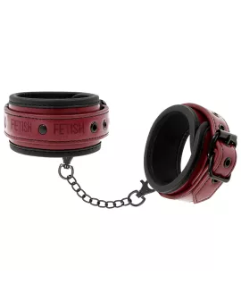 Fetish Submissive Dark Room -Vegan-Leder-Knöchelhandschellen