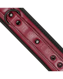 Fetish Submissive Dark Room -Vegan-Leder-Knöchelhandschellen
