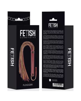 FETISH SUBMISSIVE DARK ROOM - Vegan Leder Peitsche