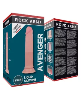 ROCKARMY Harness + Flüssiger Silikondildo Avenger 19 cm - 3,98 cm