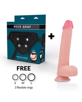 ROCKARMY Kingcobra Dildo - Flüssiger Silikon 24 cm Ø 4,77 cm