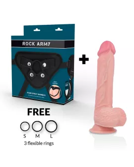 ROCKARMY Harness - Flüssigsilikon Spitfire Realistic 21 cm - 4,62 cm