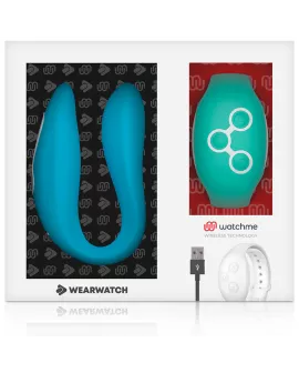 WEARWATCH - WatchMe Vibrator Dual-Technologie Indigo