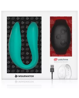 Wearwatch Watchme Dual-Technologie Vibrator - Aquamarine/Jet