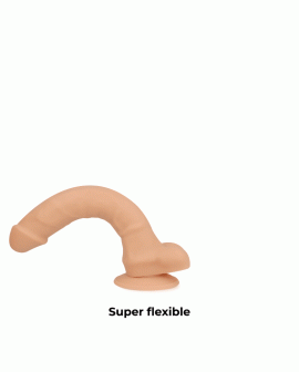 COCK MILLER - HARNESS + SILIKON DICHTE ARTIKULIERBARES COCKSIL 18 CM