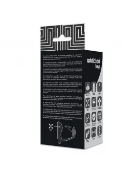 ADDICTED TOYS - Vibratorischer Analplug mit Peniring