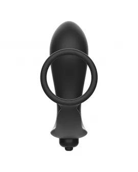 ADDICTED TOYS - VIBRATORISCHER ANALPLUG MIT PENISRING
