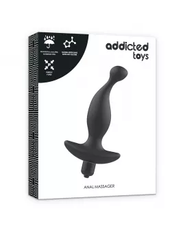 ADDICTED TOYS - ANALMASSAGER MIT SCHWARZER VIBRATIONMODELL 1