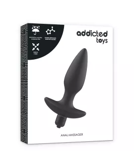 Addicted Toys - Anal-Massager Plug mit Vibration Schwarz