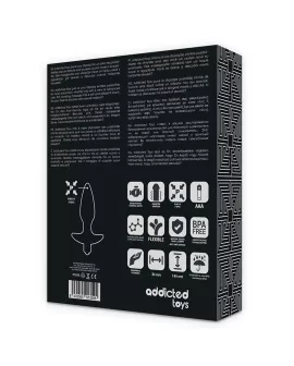 Addicted Toys - Anal-Massager Plug mit Vibration Schwarz