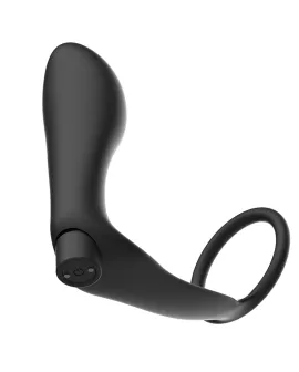 Addicted Toys - Penisring Analplug mit Fernbedienung Schwarz